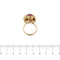 Bague 57 Bague bouquet en or rose 18 kt et rubis 58 Facettes 33247