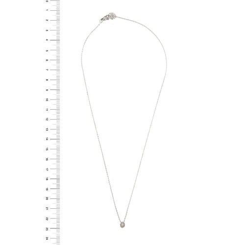 Collier Salvini Corolla - Collier en or blanc 18 kt avec pendentif fleur et diamants 58 Facettes 33258