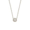 Collier Salvini Corolla - Collier en or blanc 18 kt avec pendentif fleur et diamants 58 Facettes 33258