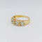 Bague 60 Bague en or jaune 18 carats et aigues-marines taille marquise 58 Facettes 33287
