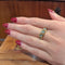 Bague 60 Bague en or jaune 18 carats et aigues-marines taille marquise 58 Facettes 33287