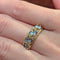 Bague 60 Bague en or jaune 18 carats et aigues-marines taille marquise 58 Facettes 33287