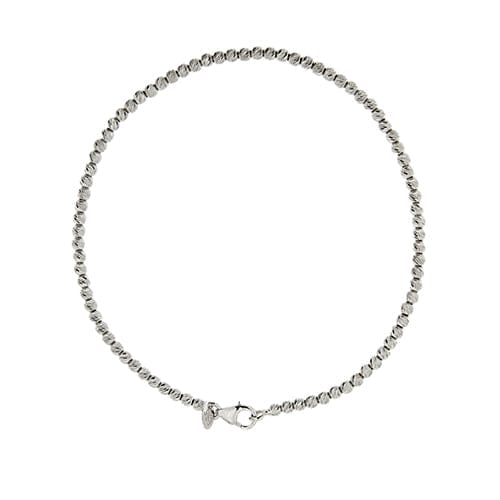 Bracelet Bracelet à billes en or blanc 18 ct 58 Facettes 33399