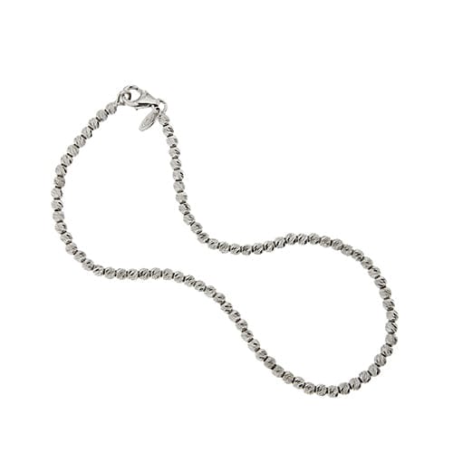 Bracelet Bracelet à billes en or blanc 18 ct 58 Facettes 33399