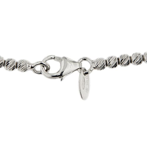 Bracelet Bracelet à billes en or blanc 18 ct 58 Facettes 33399