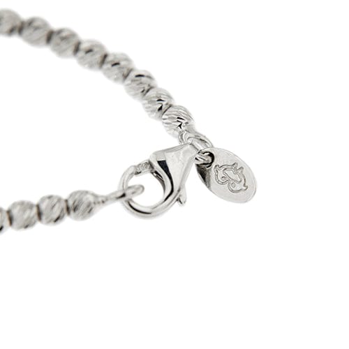 Bracelet Bracelet à billes en or blanc 18 ct 58 Facettes 33399