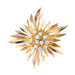 Broche Broche Fleur, Diamants & Or Jaune 58 Facettes DV0032-35