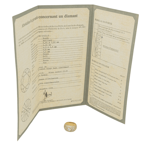 Bague 52 Bague Cocktail Or jaune Diamant 58 Facettes 3349320CN