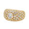 Bague 52 Bague cocktail en or jaune 18 carats et diamants 58 Facettes 3349320CN