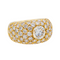 Bague 52 Bague cocktail en or jaune 18 carats et diamants 58 Facettes 3349320CN