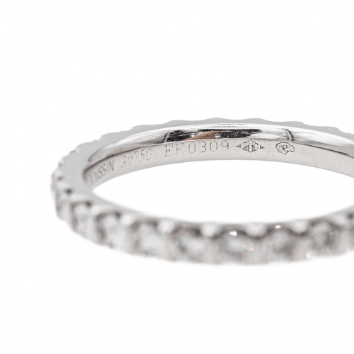 Bague 58 Mauboussin - Alliance américaine en or blanc 18 carats et diamants 58 Facettes 3349636CN