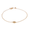 Bracelet Djula Bracelet Peace & Love  Or rose Diamant 58 Facettes 3350484CN