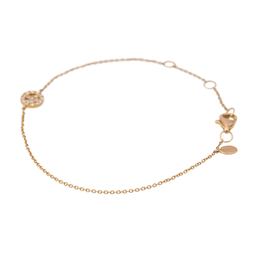 Bracelet Djula Peace & Love - Bracelet en or rose 18 carats et diamants 58 Facettes 3350484CN