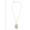 Collier Unoaerre - Collier maille cheval en or jaune 18 ct avec camée 58 Facettes 33507