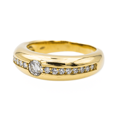 Bague 57 Bague Or jaune Diamant 58 Facettes 3350980CN