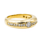 Bague 57 Bague en or jaune 18 carats sertie de 17 diamants 58 Facettes 3350980CN