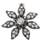 Pendentif Pendentif Fleur Or jaune, Argent Diamant 58 Facettes 3351140CN