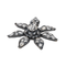 Pendentif Pendentif Fleur Or jaune, Argent Diamant 58 Facettes 3351140CN