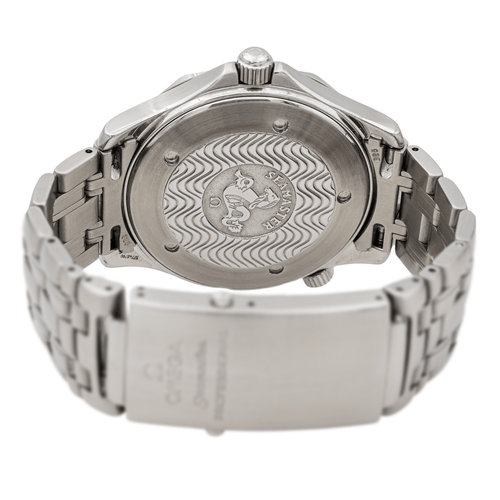 Montre Omega Seamaster - Montre Diver en acier, cadran bleu 41 mm 58 Facettes 3352058RV