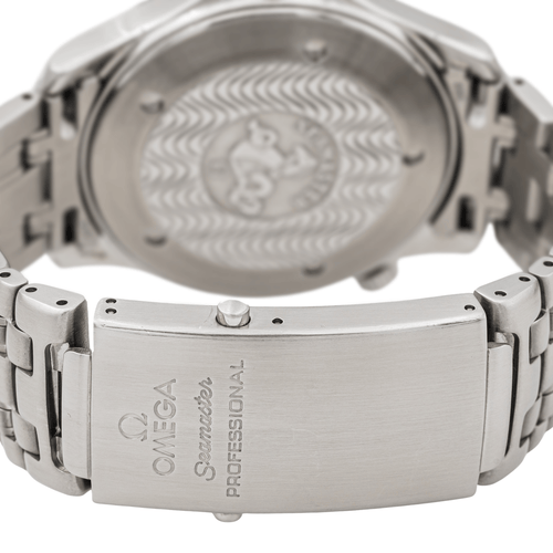 Montre Omega Seamaster - Montre Diver en acier, cadran bleu 41 mm 58 Facettes 3352058RV