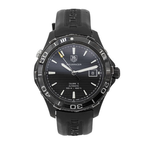 Montre TAG Heuer Aquaracer - Montre en titane et céramique sur caoutchouc 58 Facettes 3352059RV