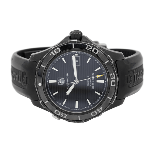 Montre TAG Heuer Aquaracer - Montre en titane et céramique sur caoutchouc 58 Facettes 3352059RV