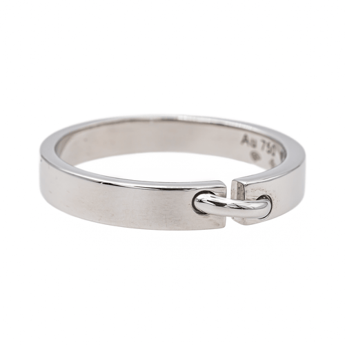 Bague 60 Chaumet Liens évidence - Bague alliance en or blanc 58 Facettes 3356731CN