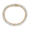 Bracelet Bracelet en or rose 18 carats avec aigue-marines et diamants 58 Facettes 3357370CN