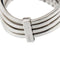 Bague Bague Riviera ondulée en or blanc 18 ct avec diamants, rubis, saphirs et émeraudes 58 Facettes 33645