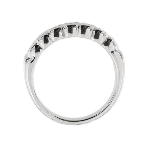 Bague Bague Riviera - Or blanc 18 ct et diamants ovales 1,19 ct 58 Facettes 33658