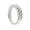 Bague Bague Riviera - Or blanc 18 ct et diamants ovales 1,19 ct 58 Facettes 33658