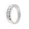 Bague Bague Riviera - Or blanc 18 ct et diamants ovales 1,19 ct 58 Facettes 33658