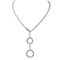 Collier Collier en or blanc 18 carats serti de diamants 58 Facettes 3367681CN