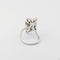 Bague 48 Bague bouquet en or blanc 18 carats et diamants 58 Facettes 33708