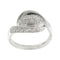Bague Yukiko - Bague bandeau en or blanc 18 carats et diamants 58 Facettes 33708