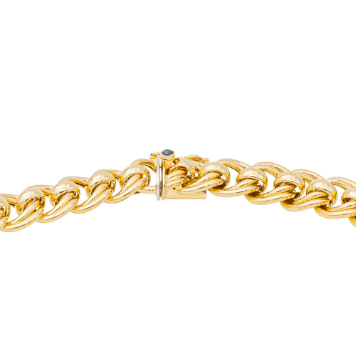 Collier Caplain Saint-André - Collier en or jaune 18 carats saphir 58 Facettes 3370959CN