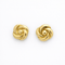 Boucles d'oreilles Boucles d’oreilles rosace stylisée en or jaune 18 carats 58 Facettes 33710