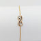 Bracelet Bracelet infini en or jaune 18 carats et diamants 58 Facettes 33744