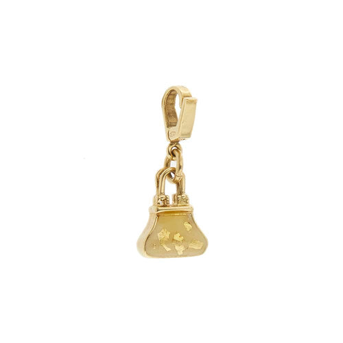 Pendentif Rosato Bags&Shoes - Pendentif borsette émaillée en or jaune 18 ct 58 Facettes 33766