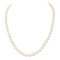 Collier Collier de perles de culture en or blanc 18 carats et saphirs 58 Facettes 3376725CN