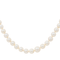 Collier Collier de perles de culture en or blanc 18 carats et saphirs 58 Facettes 3376725CN