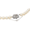 Collier Collier Perle Or blanc Perle, Saphir 58 Facettes 3376725CN