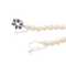 Collier Collier de perles de culture en or blanc 18 carats et saphirs 58 Facettes 3376725CN