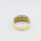 Bague 55 Bague en or jaune 18 carats sertie de diamants et saphirs 58 Facettes 33775
