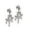 Boucles d'oreilles Boucles d’oreilles pendantes chandelier en or blanc 18 kt et diamants 58 Facettes 33777O