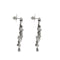 Boucles d'oreilles Boucles d’oreilles pendantes chandelier en or blanc 18 kt et diamants 58 Facettes 33777O