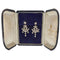 Boucles d'oreilles Boucles d’oreilles pendantes chandelier en or blanc 18 kt et diamants 58 Facettes 33777O