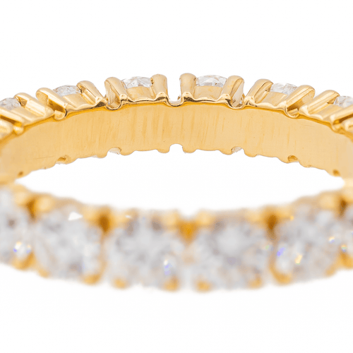 Bague 52 Bague Alliance américaine Or jaune Diamant 58 Facettes 3384911CN