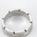 Bague 61 CARTIER - Bague Tank en or gris 58 Facettes DV0230-1