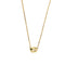 Collier Collier - Motif ovale en or jaune 18 ct et diamants 0,20 ct 58 Facettes 33882